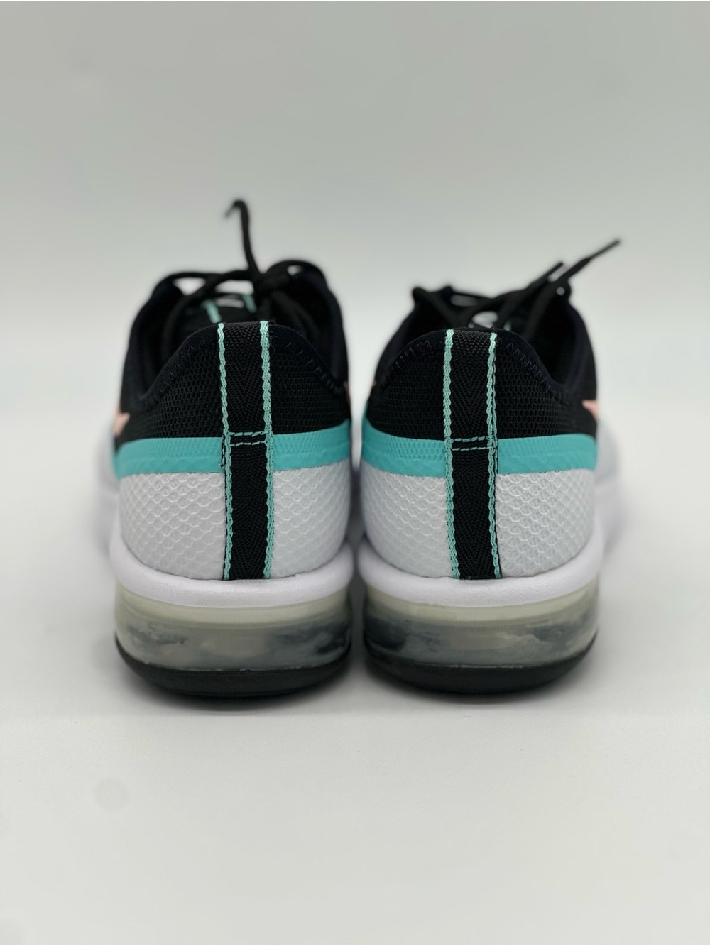 Nike Women’s Black Turquoise Pink Air Max-Style Sneakers - Picture 6 of 10